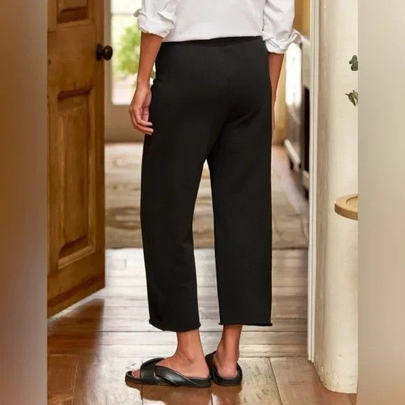 Frank & Eileen Catherine Favorite Sweatpants Wide Leg Crop XS Triple Fleece - Picture 2 of 8